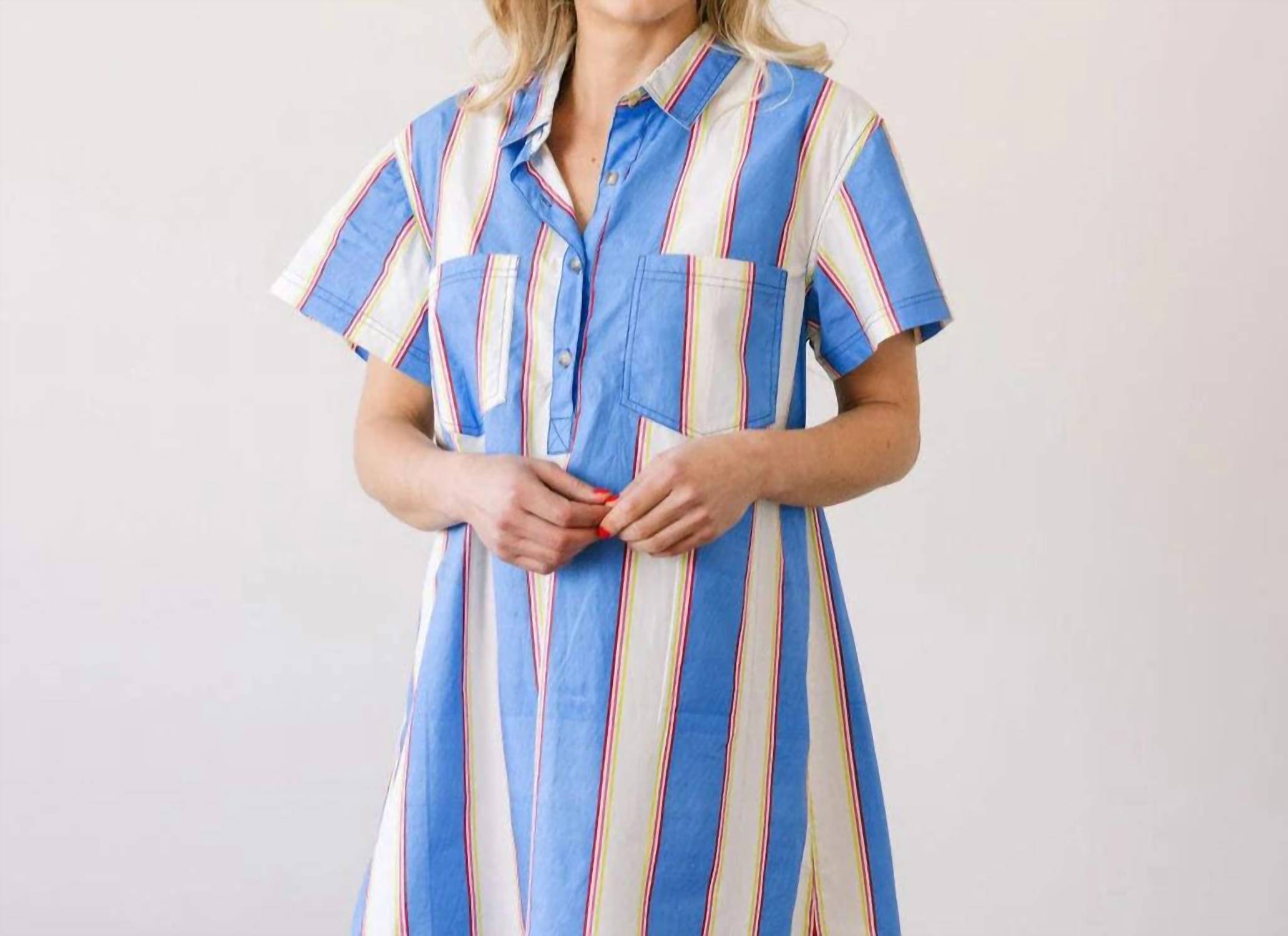 Sunshine Tienda - Cabana Stripe Mini Dress