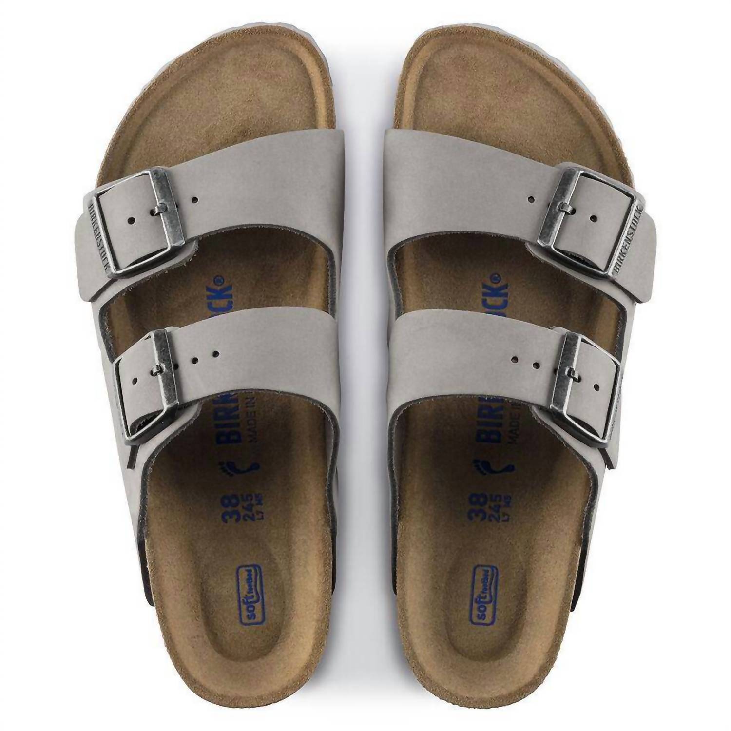 Birkenstock - Women's Arizona Suede Soft Footbed Sandals