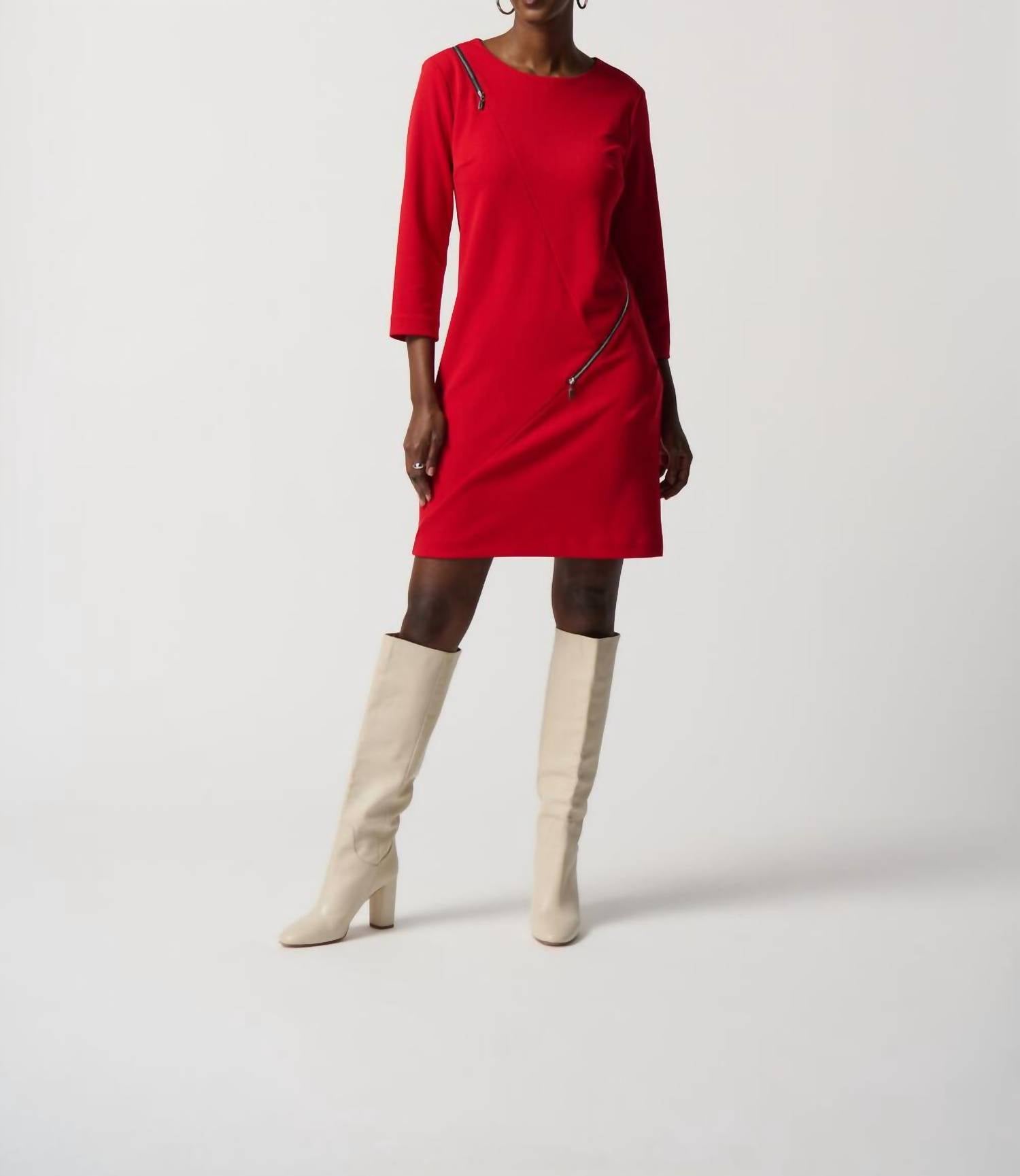 Joseph Ribkoff - Knee Length Shift Dress