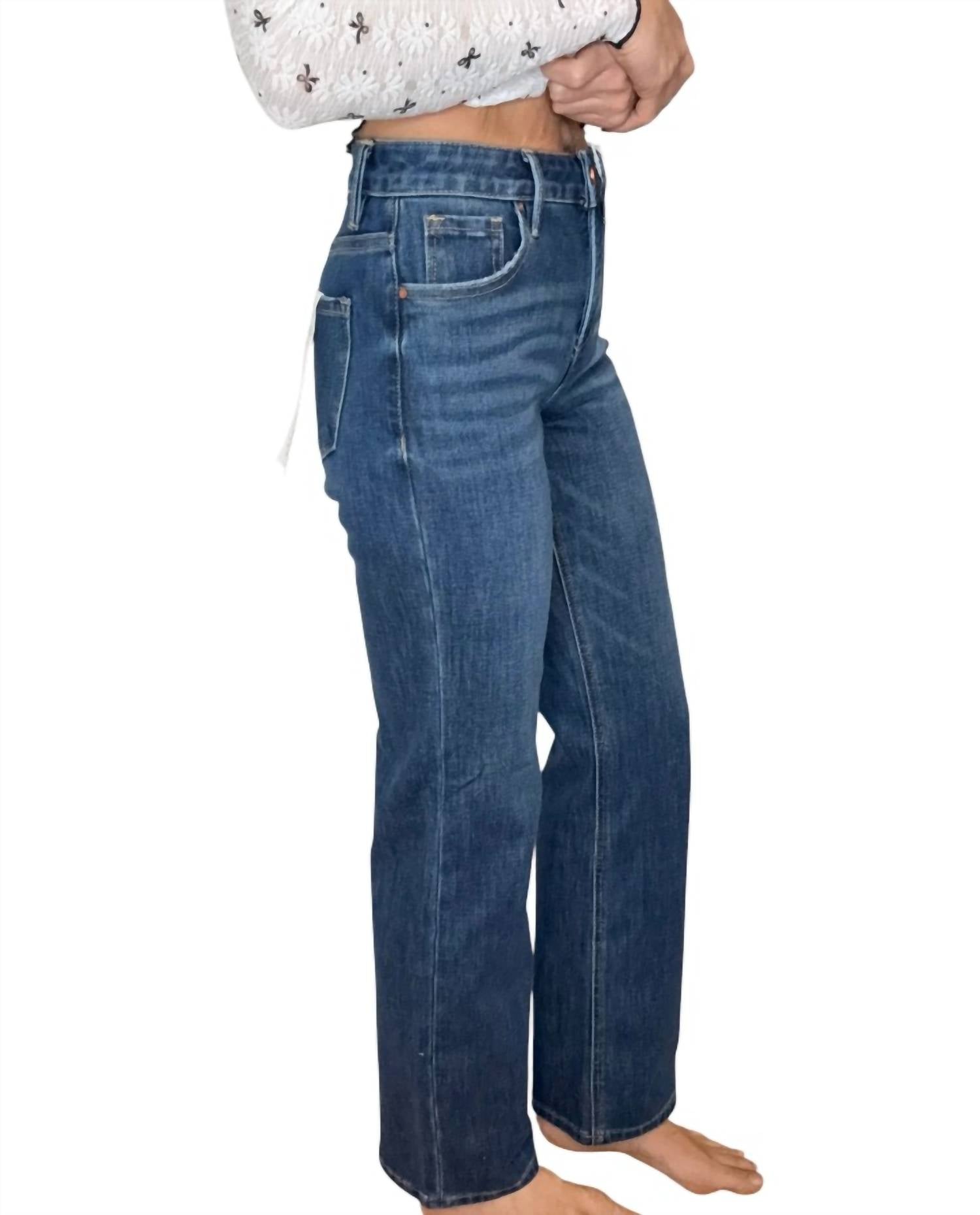 Risen - Ada Straight Leg Denim Jeans