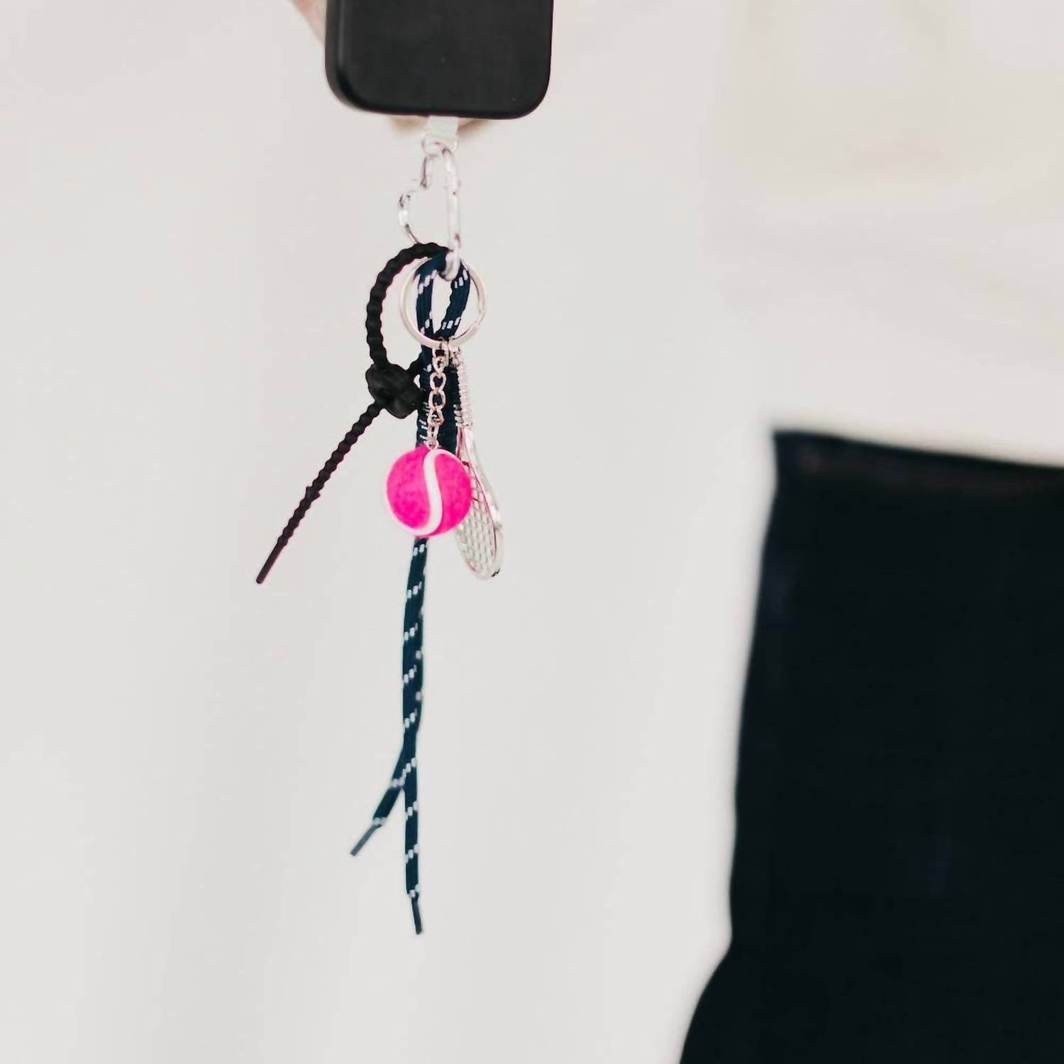 Pretty Simple - Tennis Rope Charm Key Chain Bag Charm