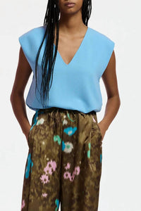 Essentiel Antwerp - Falling Sleeveless V-neck Top