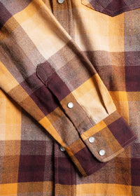 Iron & Resin Men's Somis Twill Shirt in brown - men's shirt - view 5