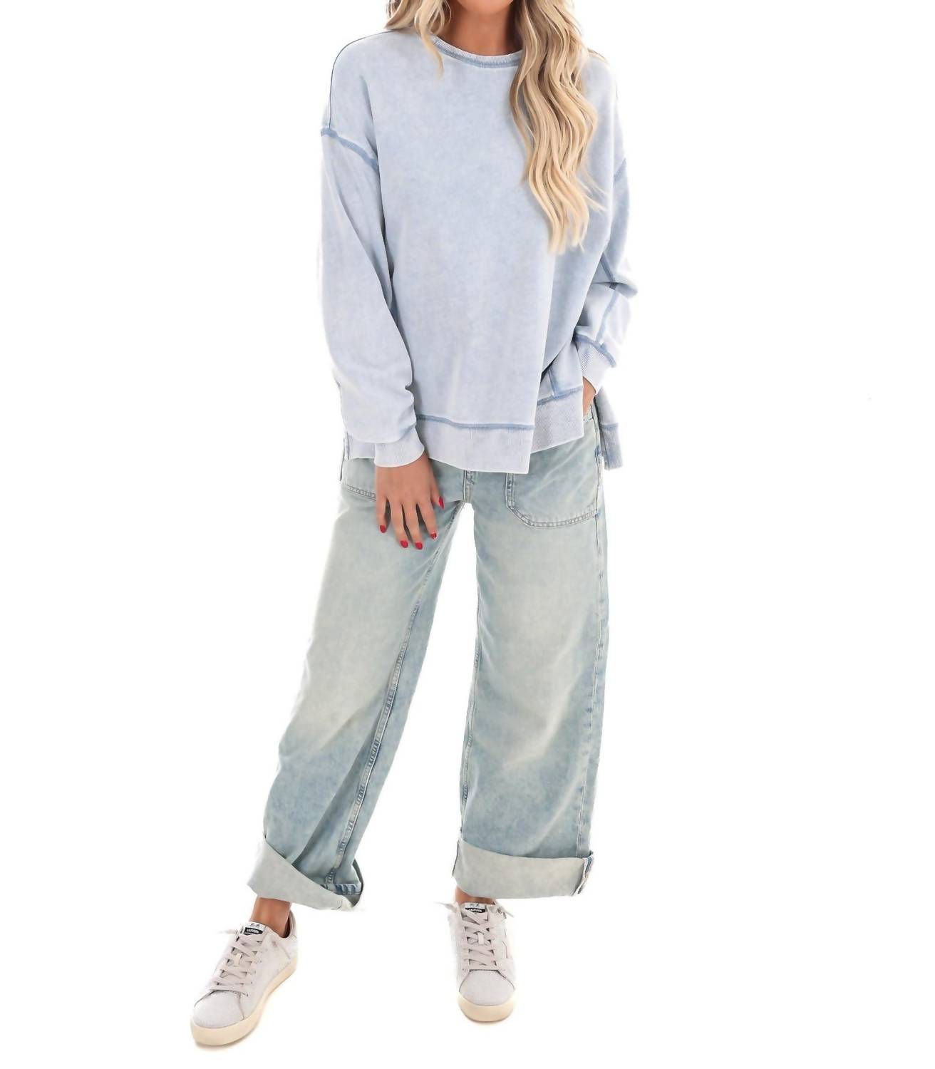 Z Supply - Knit Denim Modern Weekender Sweater