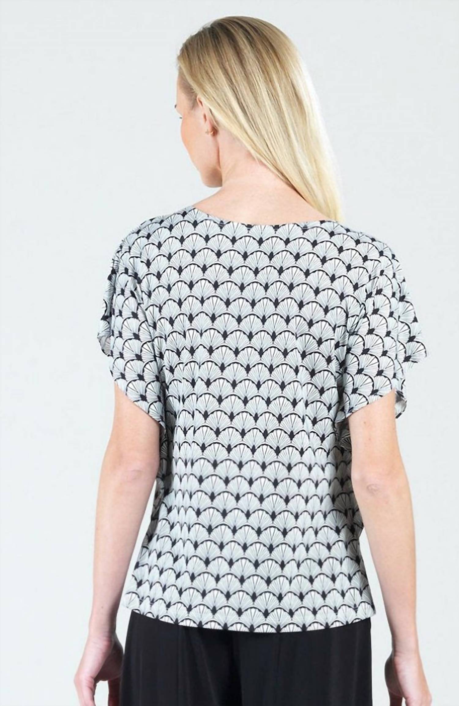 Clara Sunwoo - Buttery Knit Caftan Flutter Sleeve Top