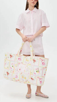 Loveshackfancy - Women's Cyndi Fruit Print Tote Bag