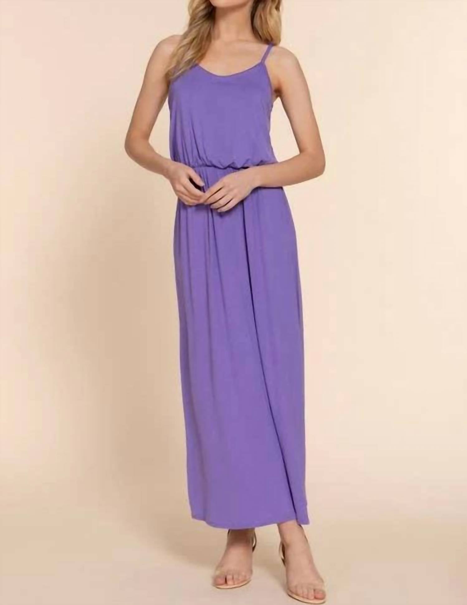 42Pops - Cami Waist Elastic Midi Dress