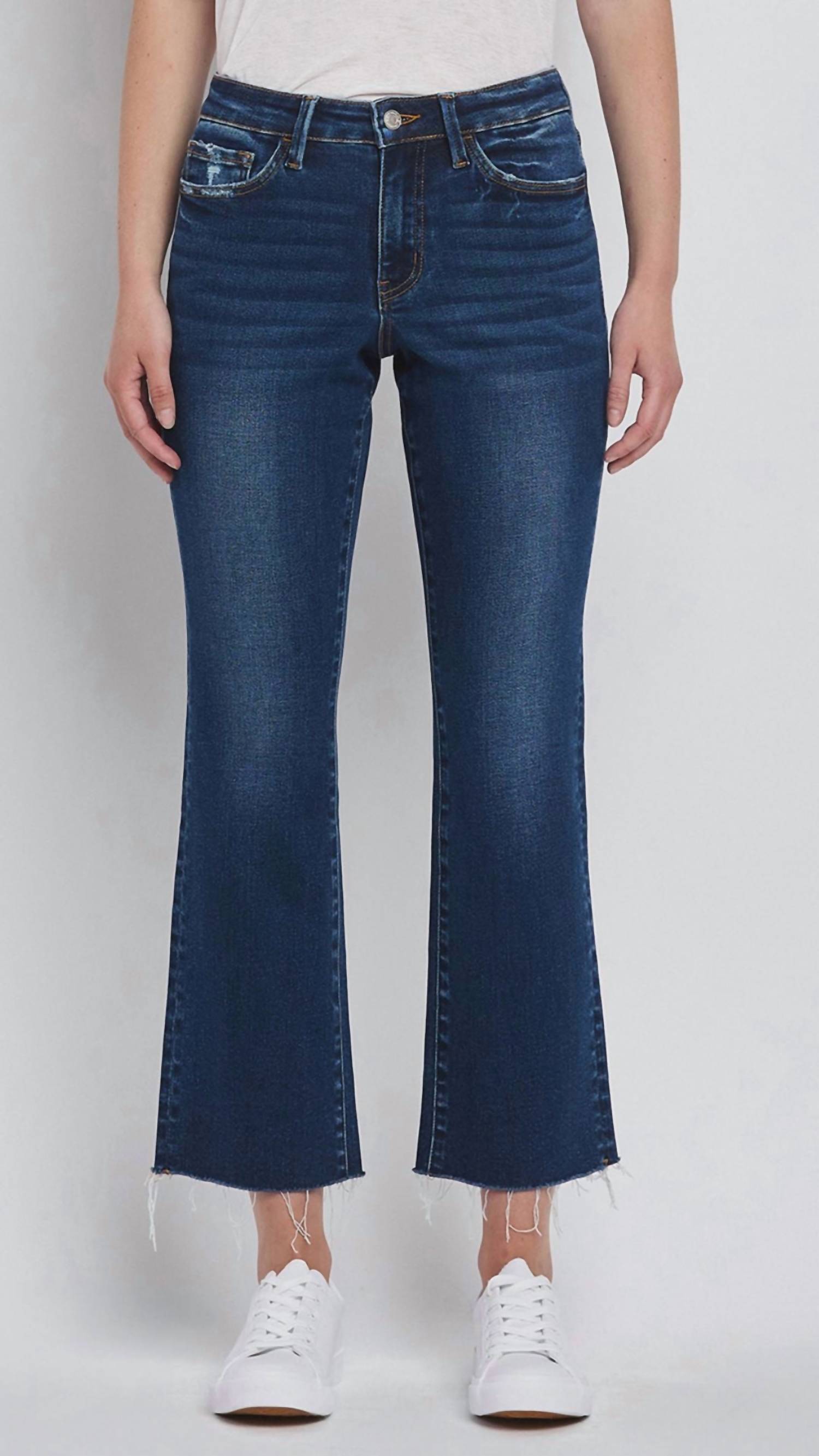 Lovervet - High Rise Mini Bootcut Jean
