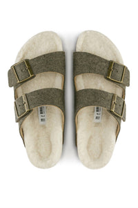 Birkenstock - Unisex Arizona Rivet Wool Felt Narrow Sandals