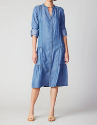 Current Air - Chambray Buttondown Dress
