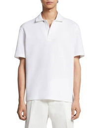 Zegna - Honeycomb Short Sleeve Polo