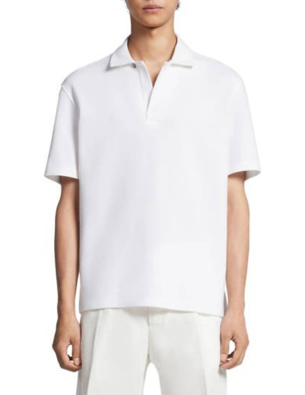 Zegna - Honeycomb Short Sleeve Polo