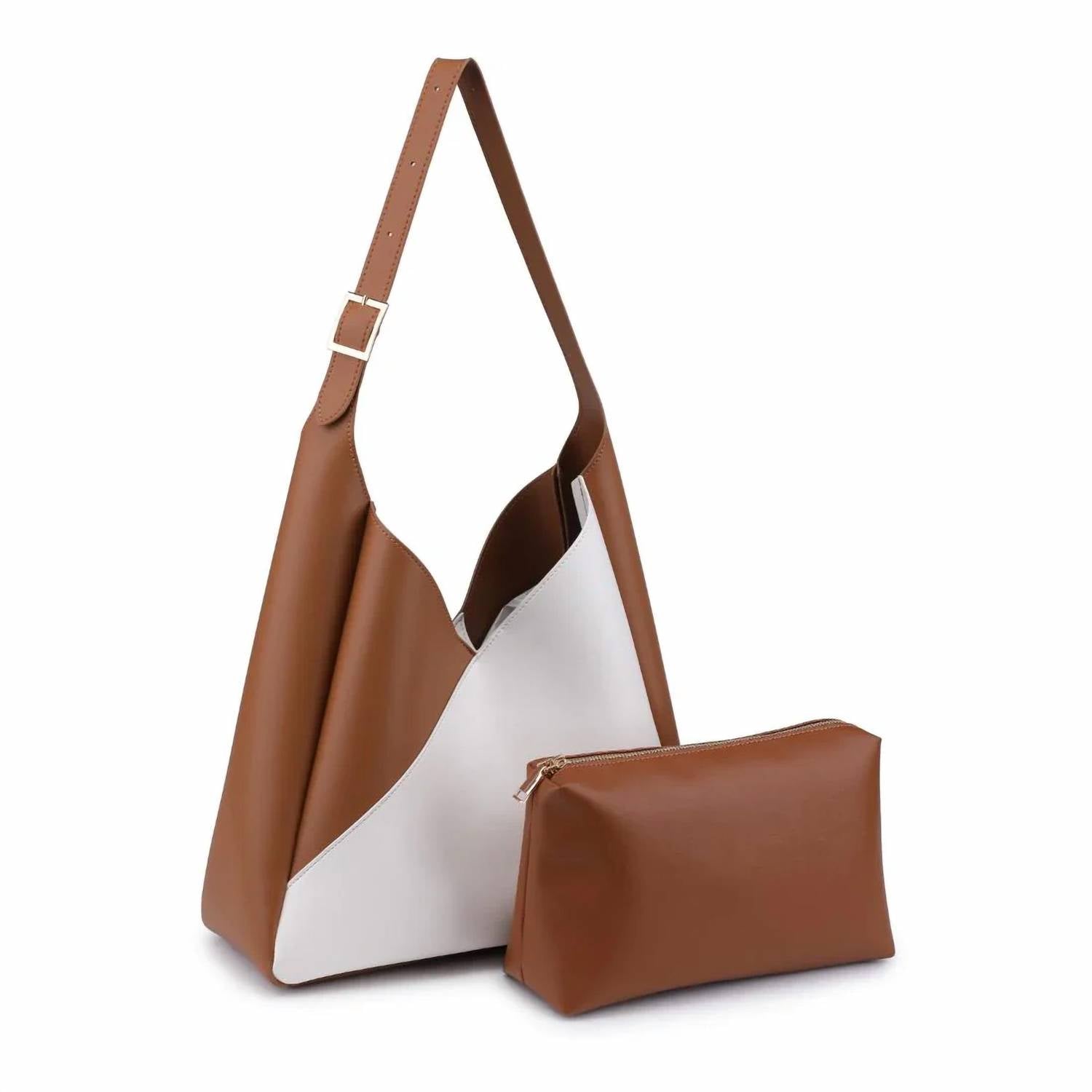 Moda Luxe - Women's Double Tone Hand Bag