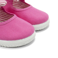 Victoria - Girls' Slip On Canvas Bow Shoes