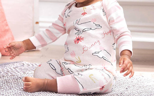 Tesa Babe - "Easter Parade" Romper for Baby Girls