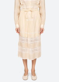 Sea - Pippa Solid Midi Skirt
