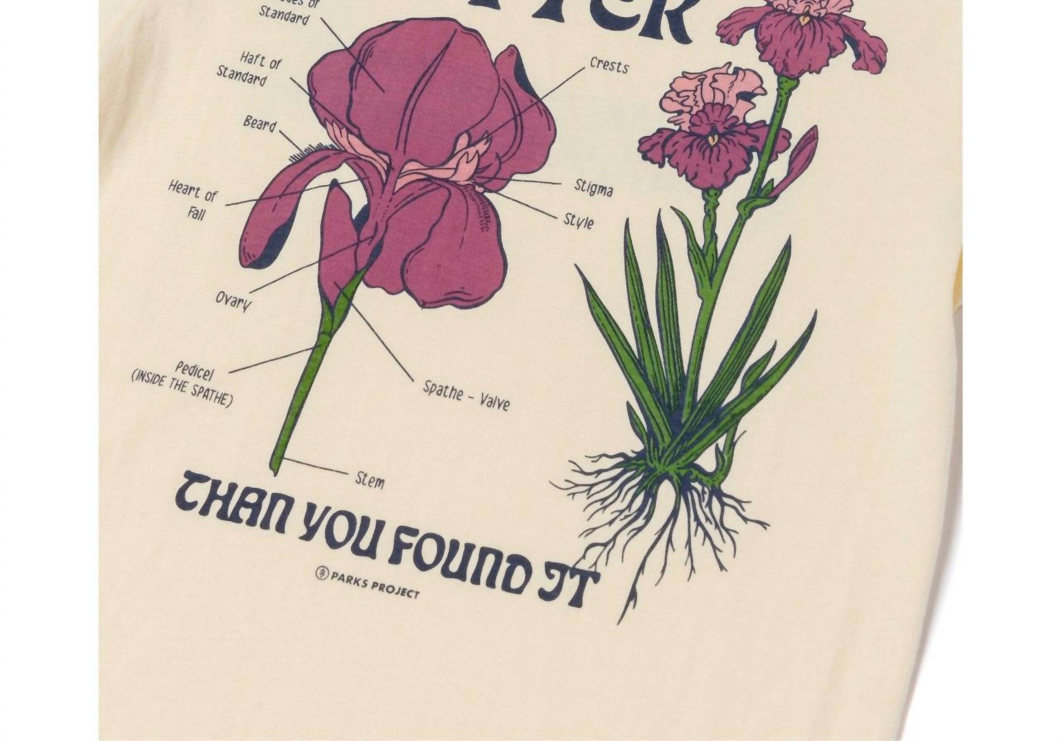 Parks Project Leave It Better Iris Tee in natural - women's t-shirt - view 7
