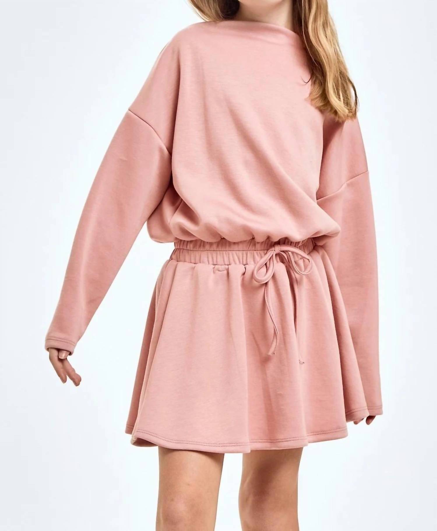 Good Girl - Boat Neck Knit Dress