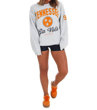 ’47 - Stoney Clover Lane Tennessee Relay Glitter Arch Oversized Sweatshirt