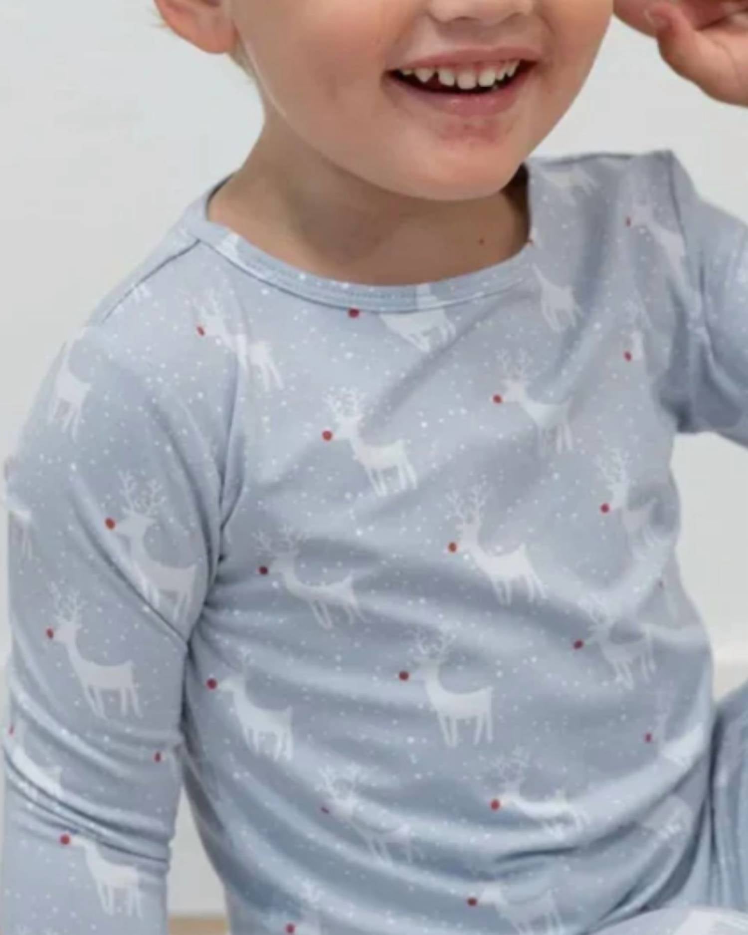 Sweet Bamboo - Kid's Rudolph Pajama Set