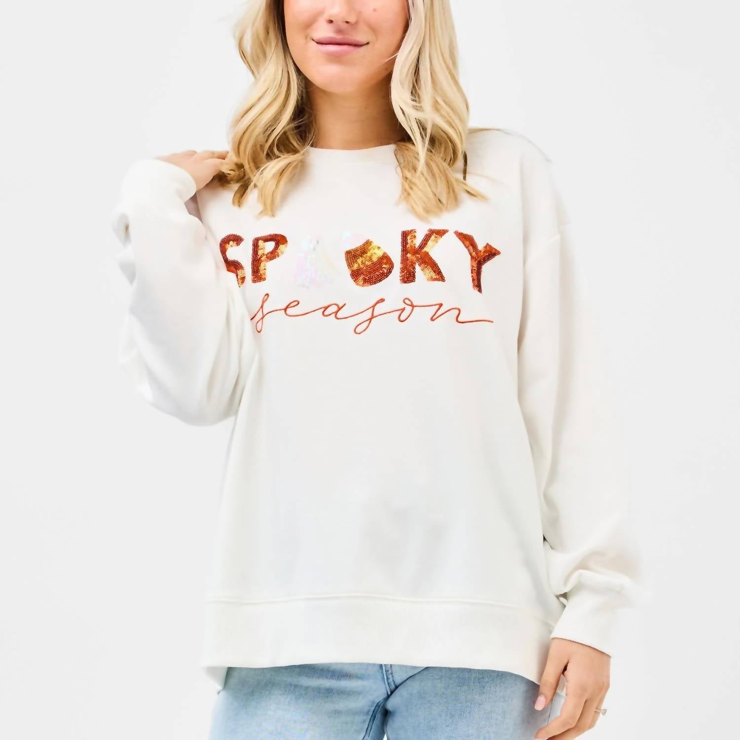 Mary Square - Women's Spooky Season Sweatshirt