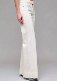 Hidden - Happi Pintuck Mid Rise Comfort Flare Pants