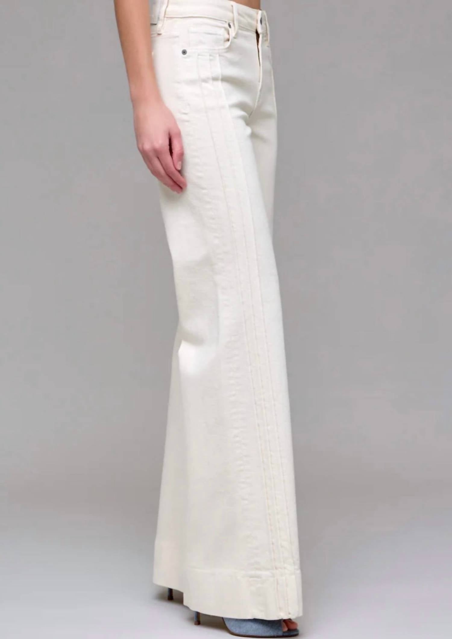Hidden - Happi Pintuck Mid Rise Comfort Flare Pants