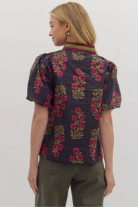 Entro - Quinn in Floral Top