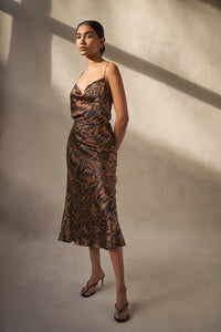 Aiifos - Linda Slip Midi Skirt