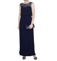 Alex Evenings - Pleated Bead Neck Dress