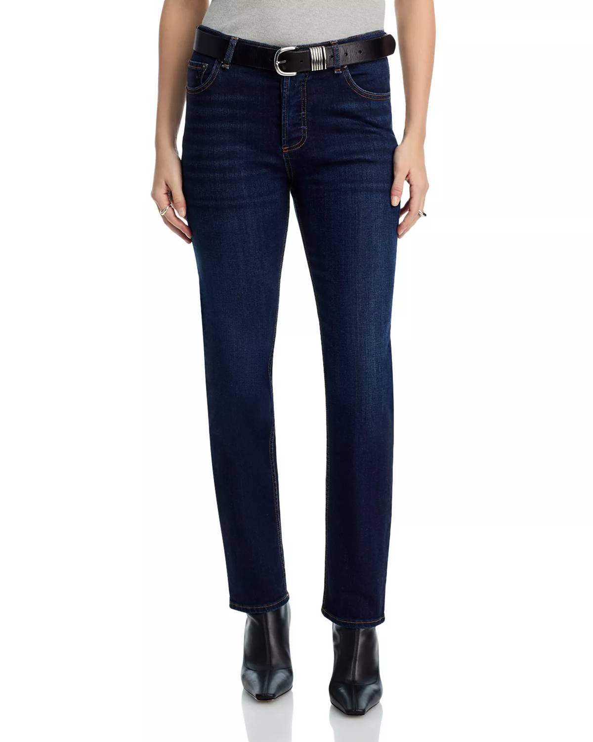 Askk Ny - Kingpin High Rise Ankle Slim Jeans