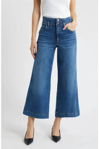 Frame - Seamed Wide Leg Trouser Jean