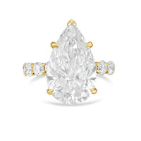 Diana M Jewels - Women's Pear & Round Lab-Grown Diamond Fashion Ring (6.00 Ct) - Elegant