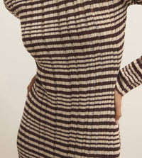Z Supply Rosetta Dress in chocolate cherry - women's dress - alternate view