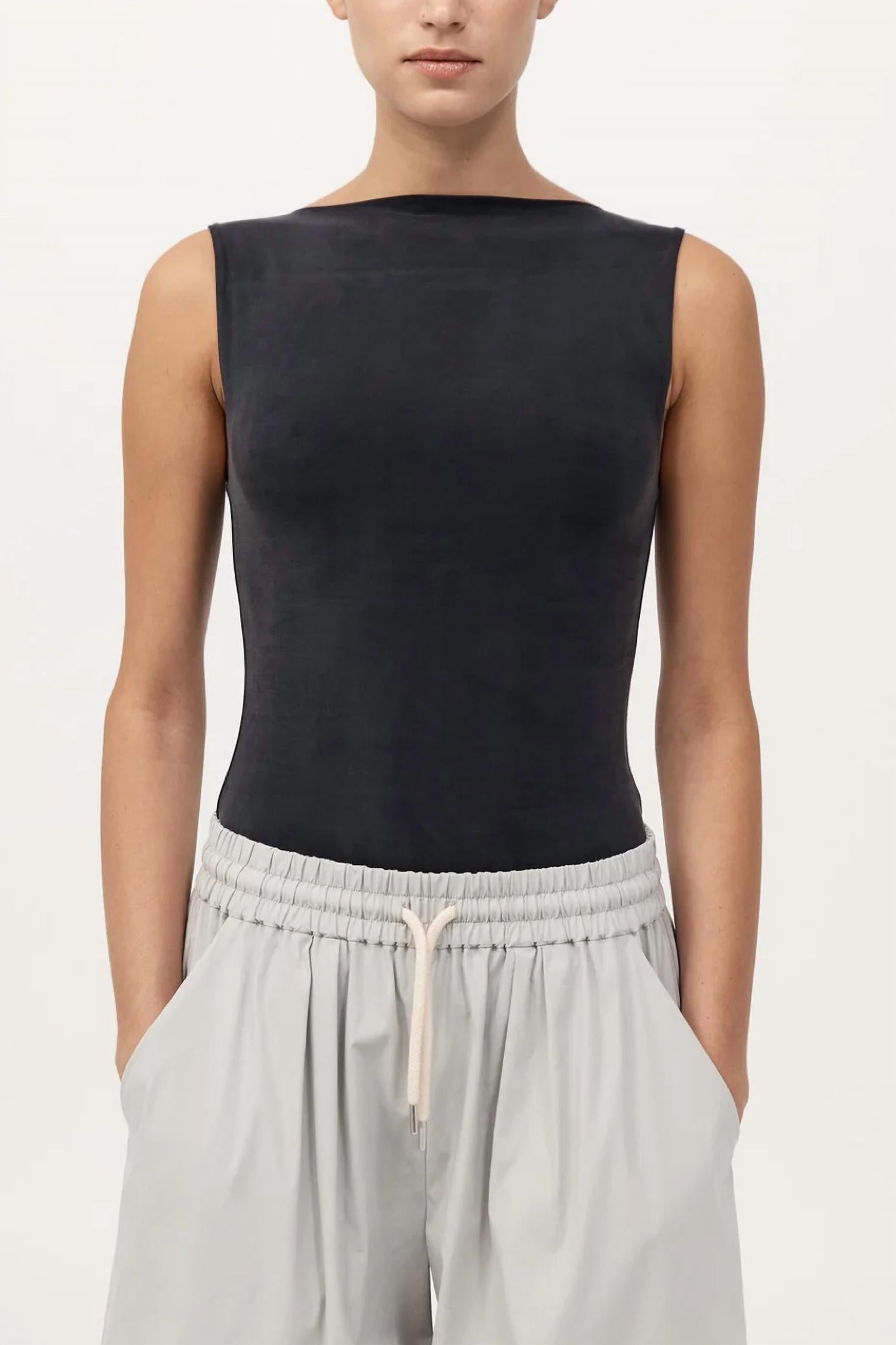 St. Agni - Cupro Jersey Top