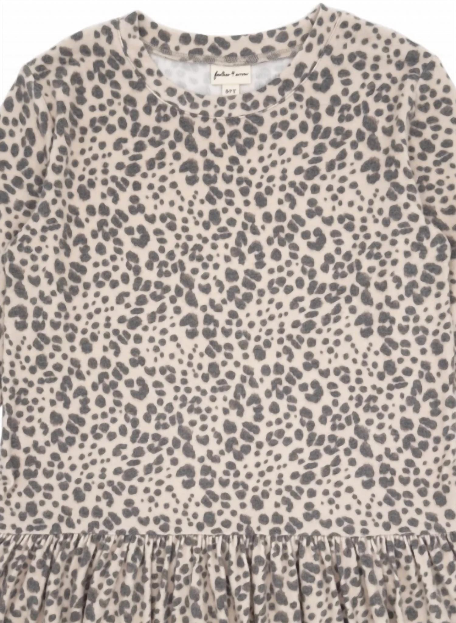 feather 4 arrow Girl's Jules Hacci Dress in sand - kids' dress - detail view