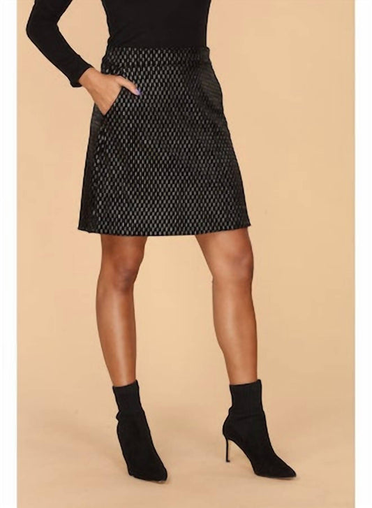 Veronica M - Romina Velvet Skirt