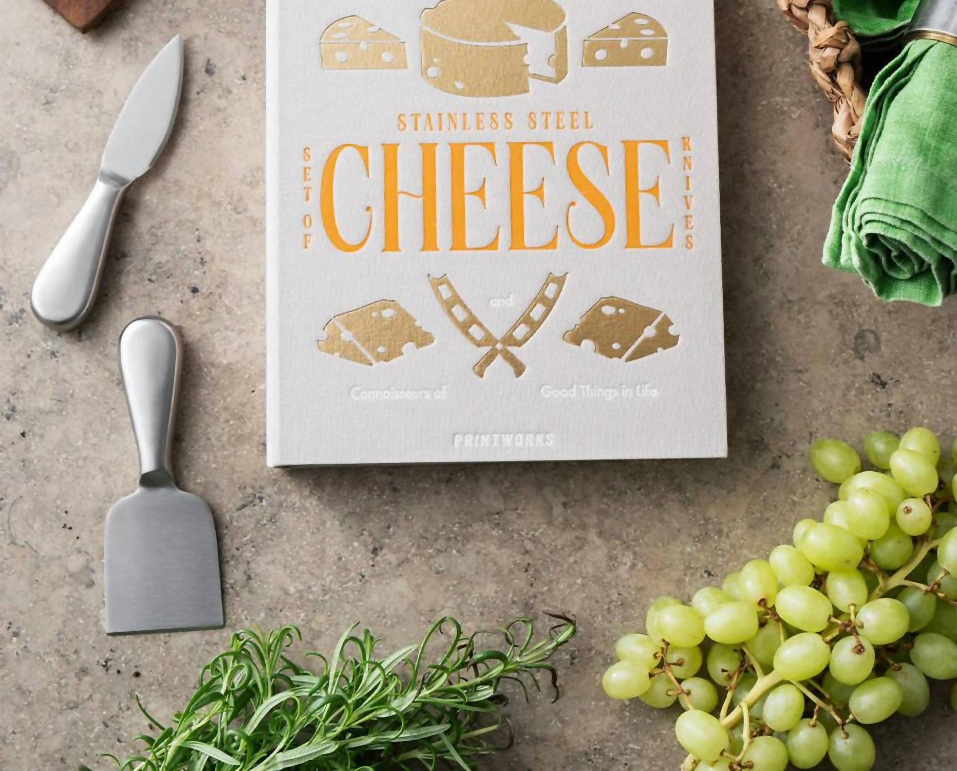 Printworks - Cheese Utensil Essentials Gift Set