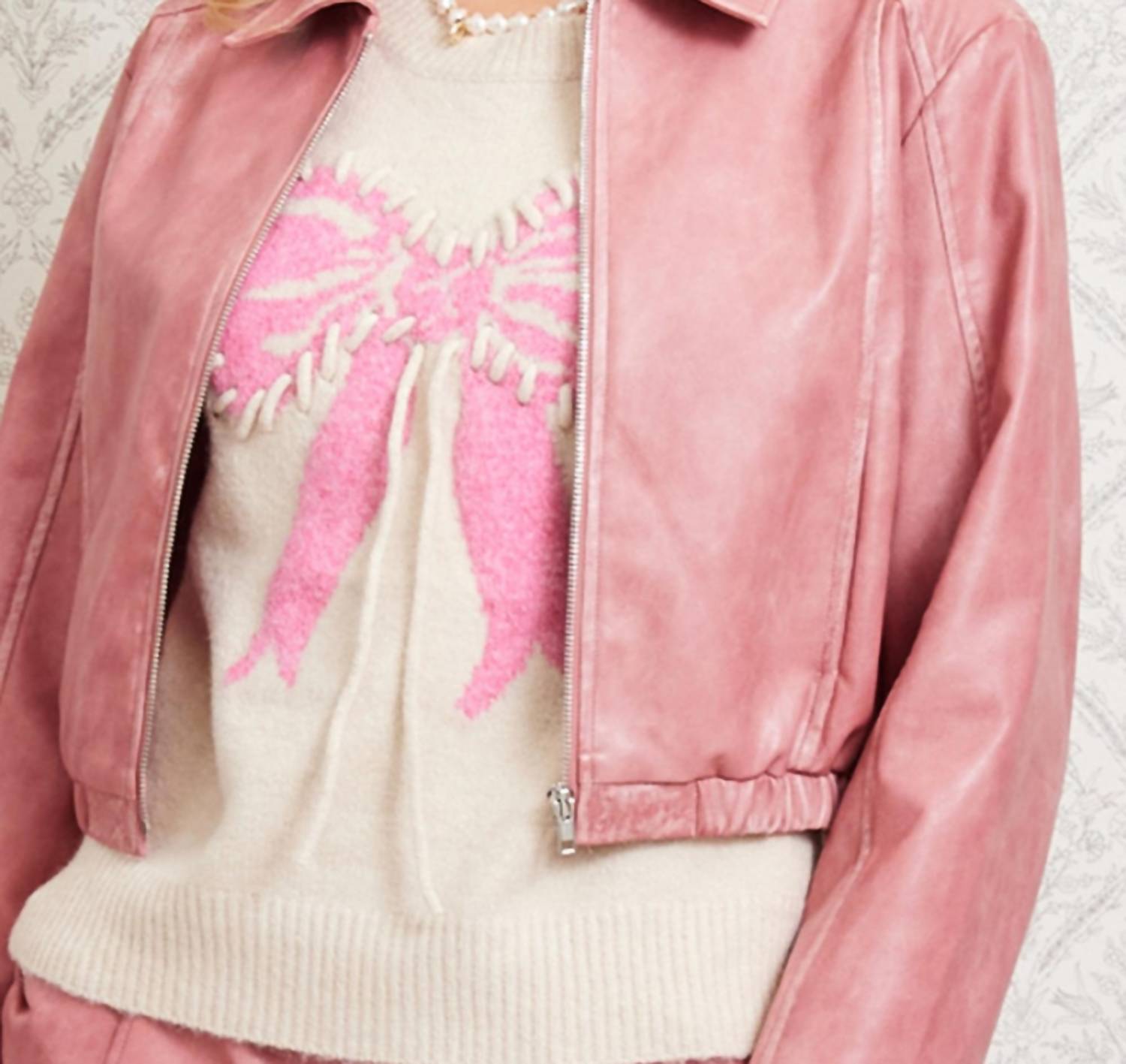 Illa Illa - Marcy Faux Leather Jacket