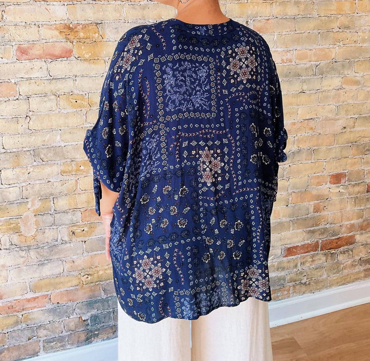 Reneec. - Boho Paisley Top - Plus