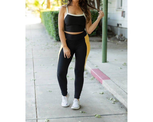 Julia Rose - Yasmine Panel Full-length Leggings