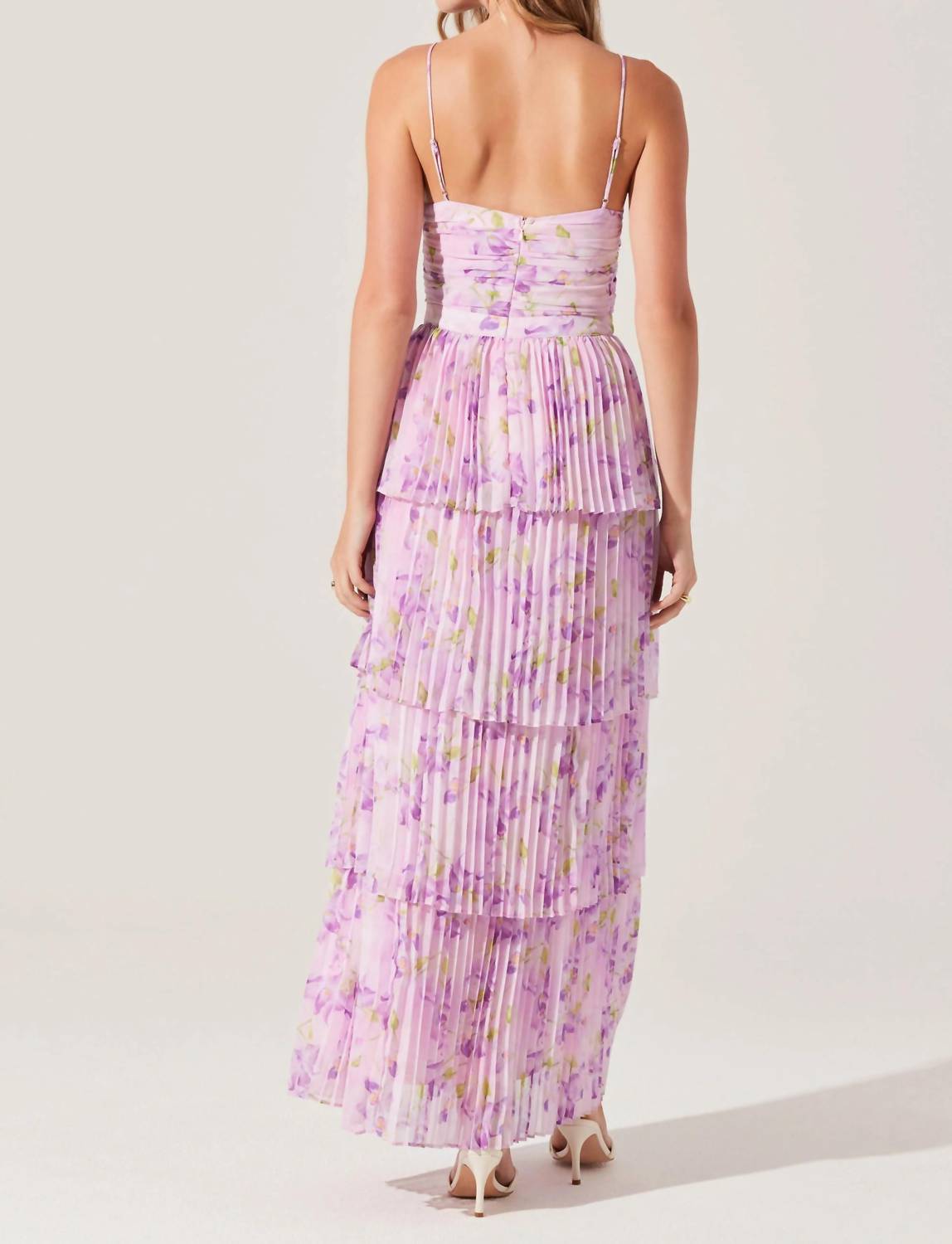 Astr - Daytona Pleated Maxi Dress