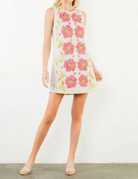 Thml - Sleeveless Embroidered Mini Dress