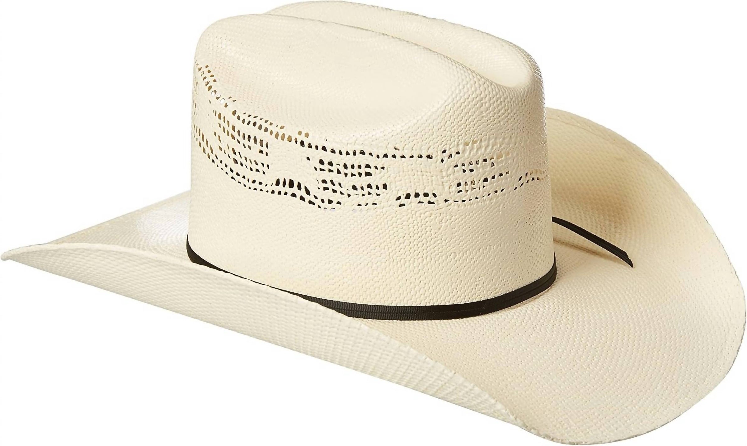 M&F Western Women's Alamo Bangora Hat in ivory - women's hat - detail view