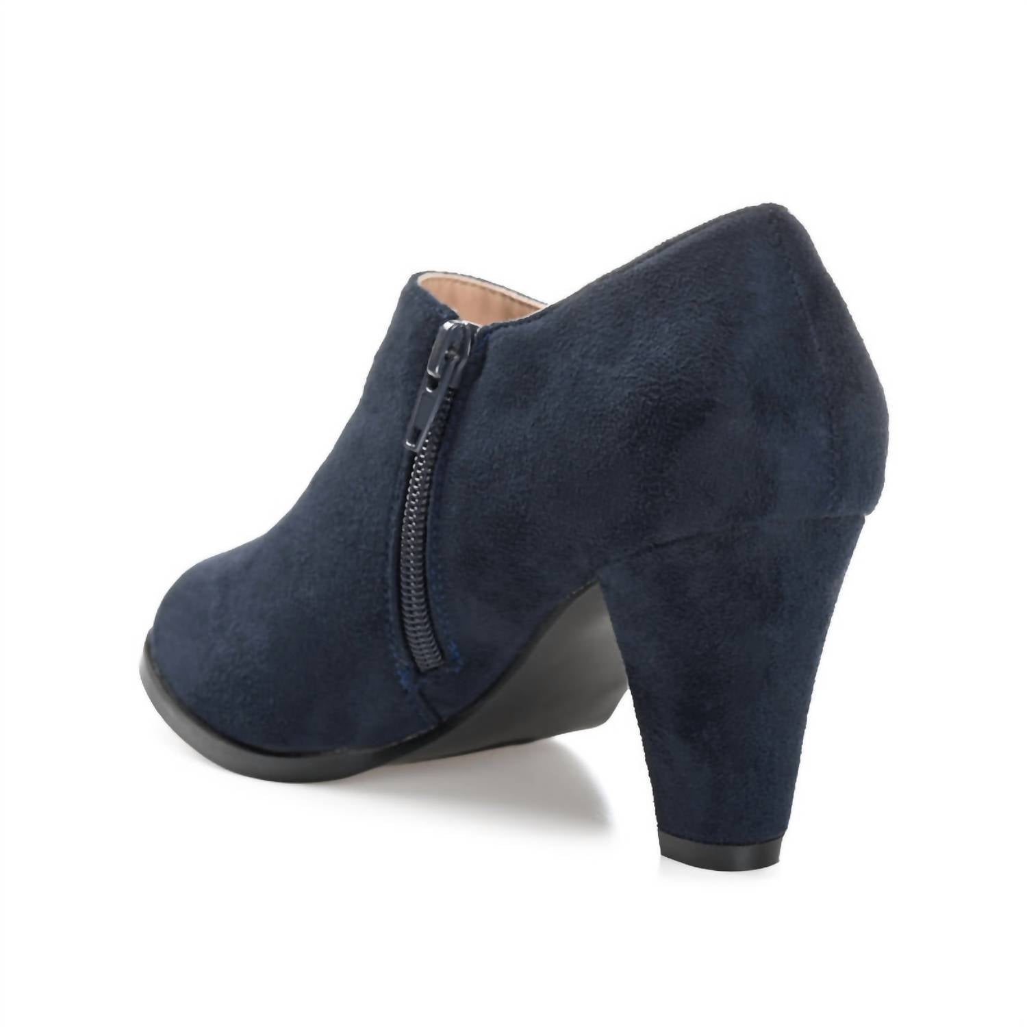 Journee Collection - Sanzi Zip-up Booties