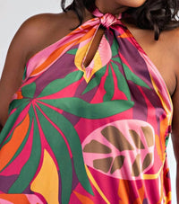 Giti Wholesale - Halter High Low Dress - PLUS