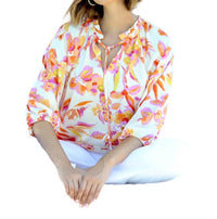 Veronica M - Split Neck Blouse
