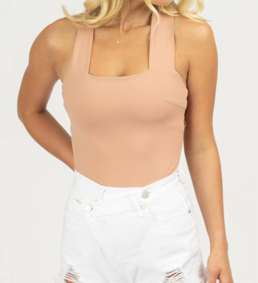 STRAPPY SQUARENECK BODYSUIT