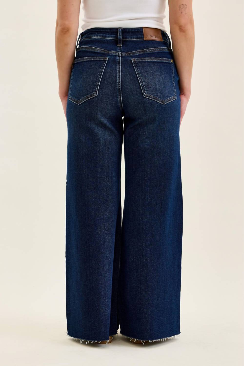 Judy Blue - High Waist Petite Retro Wide Leg Jeans
