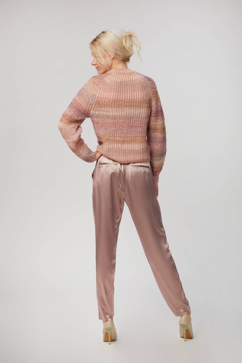 SPACE DYE CREWNECK SWEATER